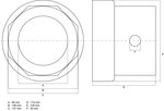 Llave de tuercas de cubo 8 caras para R.O.R. Remolque 127 mm