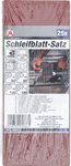 Juego de hojas de lija lijadora orbital / lijadora manual 93 x 230 mm K 60 - 180 25 piezas