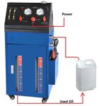 Dispositivo de cambio de aceite y lavado de la transmision automatica con juego de adaptadores