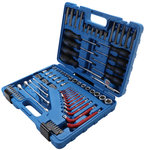 Juego de herramientas (1/4) + (1/2) E-Torx / perfil en T (para Torx) 84 piezas