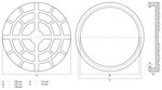 Bgs technic Rubberschijf  voor hefplatforms  dia 150 mm