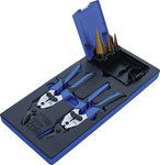 Tool Tray 1/3: Tijeras de metal, Step Drill 5 piezas