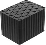 Almohadilla de goma para plataformas elevadoras 160 x 120 x 115 mm