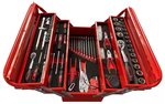Caja de herramientas de 86 piezas