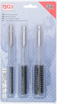Juego de herramientas de brunido flexible entrada 6,3 mm (1/4) granulacion 60 / 80 8 - 12 - 20 mm 3 pi