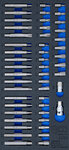 Bandeja de herramientas 1/3: conjunto de bits combinados 49 piezas