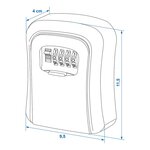 Caja fuerte para llaves con cerradura de combinacion