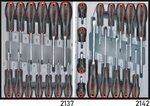 Carro de herramientas rojo de 8 cajones con 376 herramientas