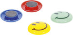 Juego 4 piezas de imanes Smile, 40 mm