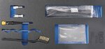 Kit de accesorios para juego de reparacion de plastico con soldador de gas BGS 9388
