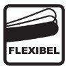 Destornillador flexible para puntas 1/4 325mm