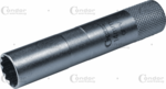 Llave de vaso para bujías 3/8, 90mm largo bi-hex 14mm
