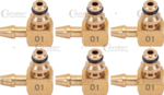Medidor de caudal de retorno Common Rail incl. 24 adaptadores