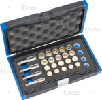 Kit de reparacion para tapones de drenaje de aceite M10/12/14/16 x1,5, 64 piezas