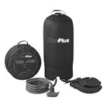 Ducha de camping 11L con bomba de pie