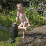 Ducha de camping 11L con bomba de pie