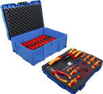 Alicates, tenazas y pinzas/destornilladores y juego de llaves de vaso VDE BGS systainer® 36 piezas