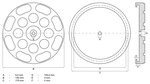 Plato de goma para plataformas elevadoras Ø 120 mm