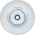 Rueda para carretilla / carro de transporte PU, gris 220 mm