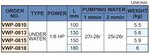 Bomba de refrigerante, 130 mm, 0,15 kw, 230v