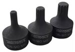 Juego de puntas de impacto M4 a M18 perfil bajo 9 piezas