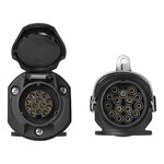 Enchufe adaptador de 24 V 15 a 12 V 13 pines ISO12098 > ISO11446