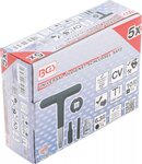 Juego de llaves universal para el servicio de cambio de aceite para tapones de drenaje de aceite de plastico propulsion hexagonal exterior de (