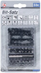 Juego de puntas cortas (1/4) varios perfiles 33 piezas