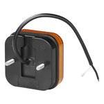 Luz de posicion lateral 12 24V naranja 65 x 65 mm LED