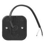 Luz de posicion lateral 12 24V naranja 65 x 65 mm LED