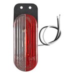 Luz de ancho LED roja blanca izquierda