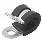 Clip del chasis para cable con proteccion de goma, 8 mm x10 piezas