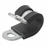 Clip del chasis para cable con proteccion de goma 10 mm x10 piezas