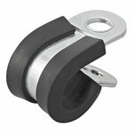 Clip del chasis para cable con proteccion de goma 10 mm x10 piezas