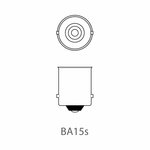 Lampara de coche 12V 5W BA15s x10 pieza