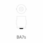 Lampara de coche 12V 2W BA7s x10 pieza