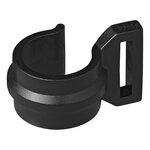 Clip para poste de tienda de campana de 20-25 mm con ranura negra