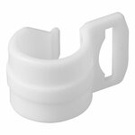 Clip para poste de tienda de campana de 20-25 mm con ranura blanca