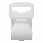 Clip para poste de tienda de campana de 20-25 mm con ranura blanca