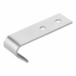 Gancho atornillable de metal 72 x 21 x 2 mm