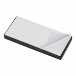 Reflector naranja 85x39mm autoadhesivo con placa base