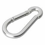 Mosqueton de metal 6x60mm x10 pieces