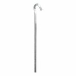 Clavija de roca cuadrada de metal de 22 cm