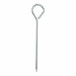 Estaca de tienda de aluminio de 19 cm con ojo
