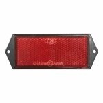 Reflector rojo 104x40mm montaje con tornillos