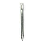Estaca de tienda de aluminio de 22 cm y media cana