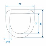 Anilla en D 10 mm x10 unidades