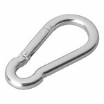 Mosqueton de metal 8x80mm x10 pieces
