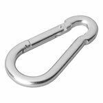 Mosqueton de metal 8x80mm x10 pieces