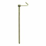 Clavija de roca de 21 cm de metal con gancho